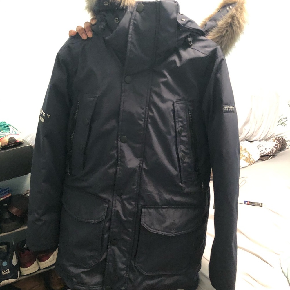 Super dry Down jacket LIMITED EDITION - Picture 2 of 8